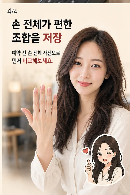시럽 네일 손끝 붉어 보임, 결제할 때 손만 더 지저분해 보였다면 실사 미미 결과 4컷